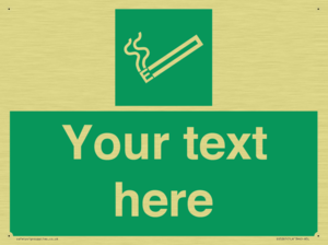 Custom E-Cigarettes/Vaping Permited Sign